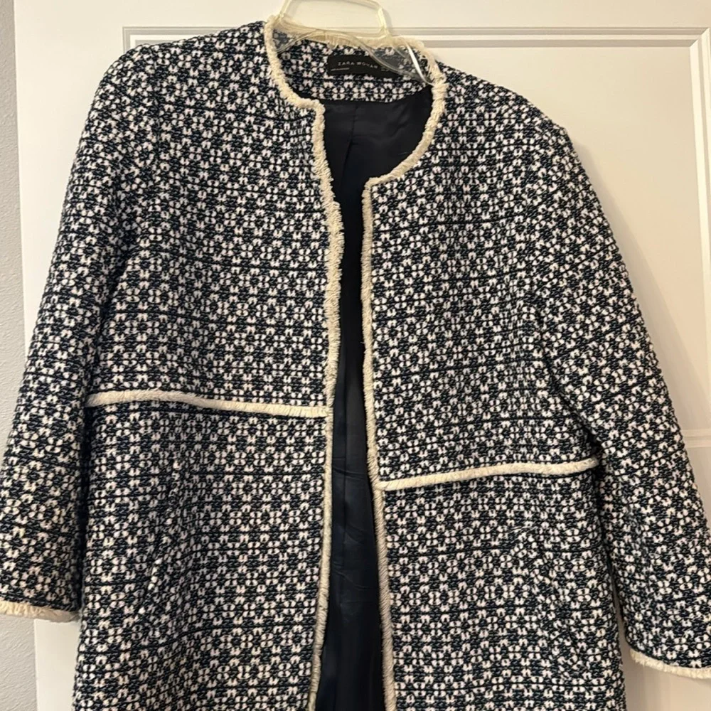 Zara fashionable long blazer/coat - Picture 3 of 9